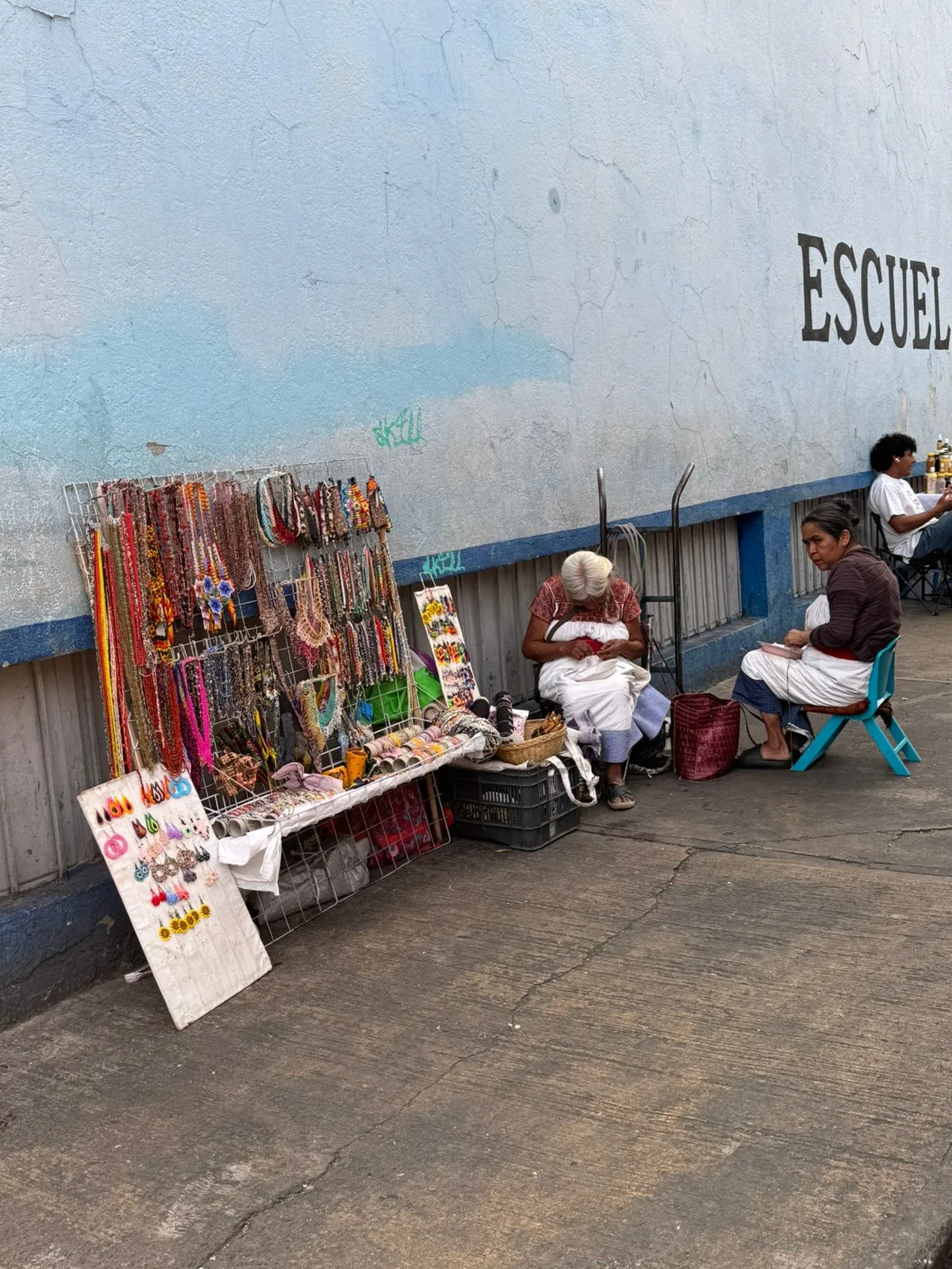 Local Artisans in the Streets of Coyoacán